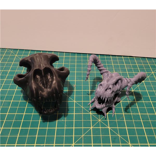 Cheetah & Dragon Skull