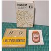 Image 1 : (3) Graphic Novels -King-Cat, Hall of Best Knowledge, & Fire Away (art book)