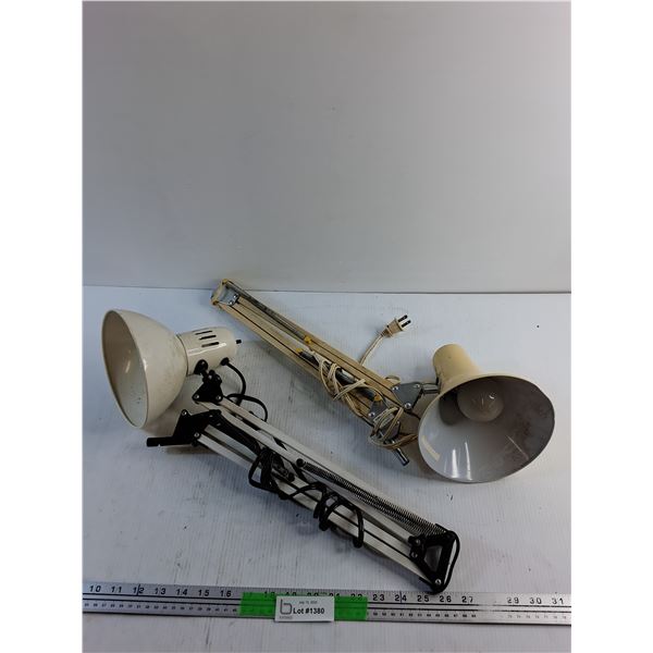 (2) Desk Lamps - As Is