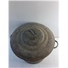 Image 2 : Galvanized Pot with Lid 13" x 16" - Pickup Preferred