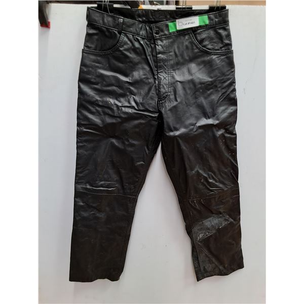 Bikers Leather Pants - Size 36