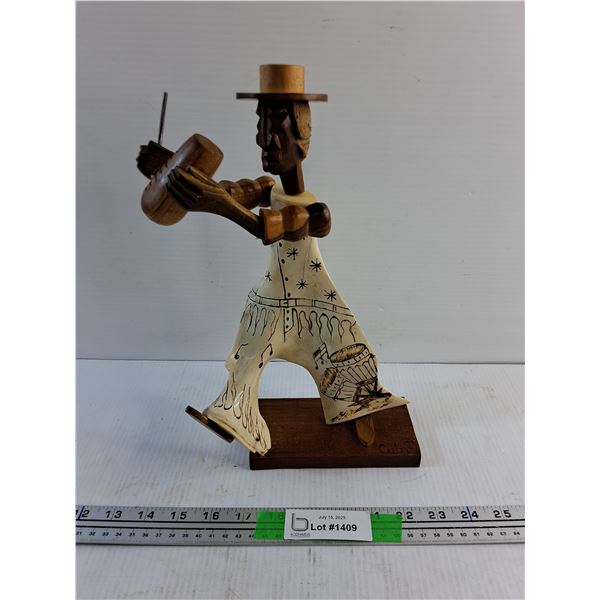 Carved Wood Cuban Decoration