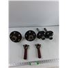 Image 1 : (4) Trailer Axle Kit, Pipe Clamp - As Is CANNOT SHIP