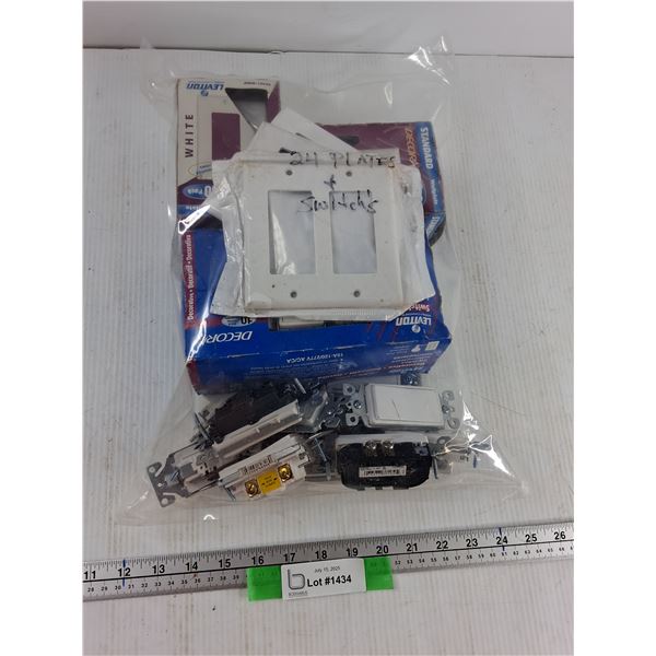 Assorted Plates And Switches - As Is