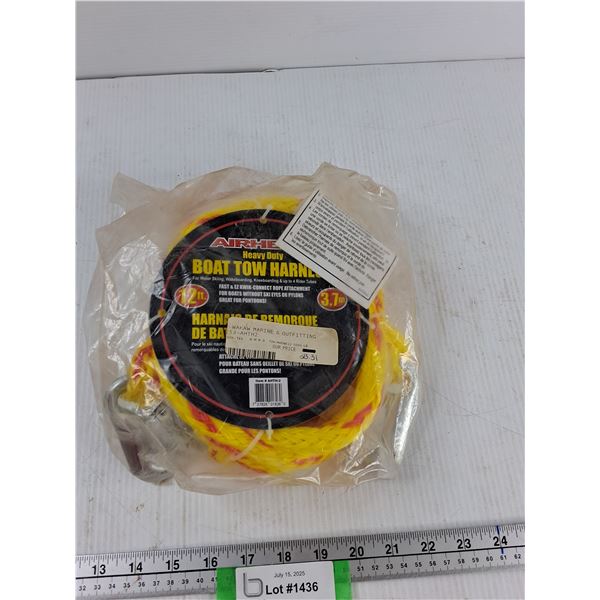 12 Foot Airhead Boat Tow Rope - As Is