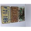 Image 4 : (5) Vintage Saskatchewan Licence Plates