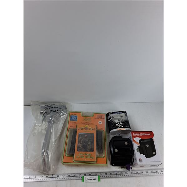 Grill Scraper, Elk Magic Calling Kit, Travel Trailer Lock, Misc - As Is