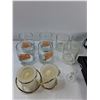 Image 2 : (7) Cups, (3) Candle Holders And Candles, (2) Mugs, Misc