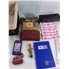 Image 4 : (5) Purses, Phone Case, Rack With Hook, Basket, Misc 17'' x 12'' x 7'' As Is
