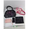 Image 1 : (3) Purses, Phone Case, Makeup Bag