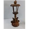 Image 5 : Wood Candle Holder, Wooden Statue - As IS