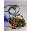Image 4 : (2) LED Light Sets, Extension Cord, Clip Hooks - As Is