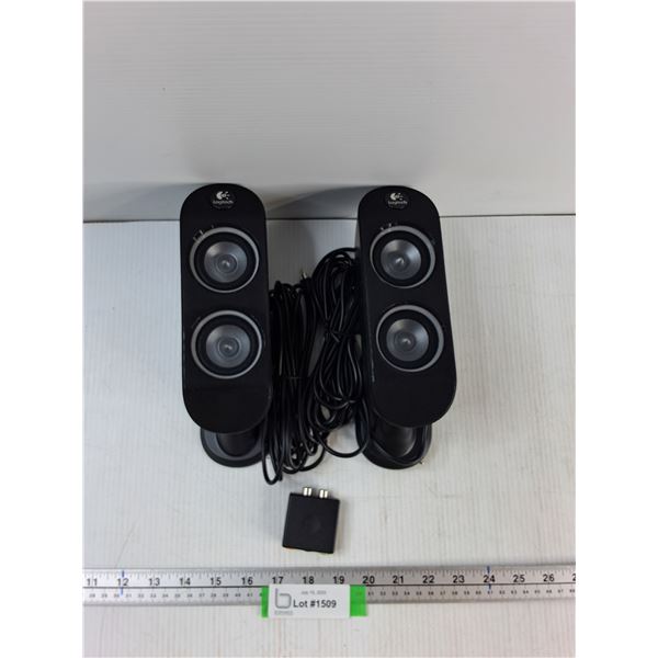 (2) Logitech Speakers - As Is