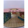 Image 7 : 1960 Markx Hexagon Doll House- Comes w/ Furniture- 23.5" x 6"
