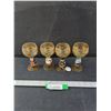 Image 1 : (4) Goebel Hummel Wine Glasses- 6" x 2.5"