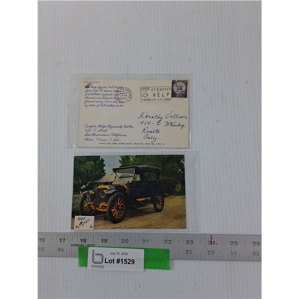 (2) Antique Postcards- 1889-1910