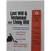 Image 2 : Last Will & Testament And Living Will Forms- 9.5" x 6"