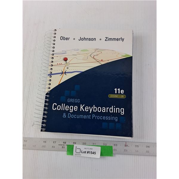 GREGG College Keyboarding & Document Processing- 9.5" x 11"- Hardcover