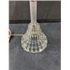Image 3 : Vintage Cleats Glass Lamp- 13.5" x 6"-Comes As Is
