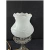 Image 5 : Vintage Cleats Glass Lamp- 13.5" x 6"-Comes As Is