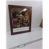 Image 2 : Wood Mirror- 17" x 21"