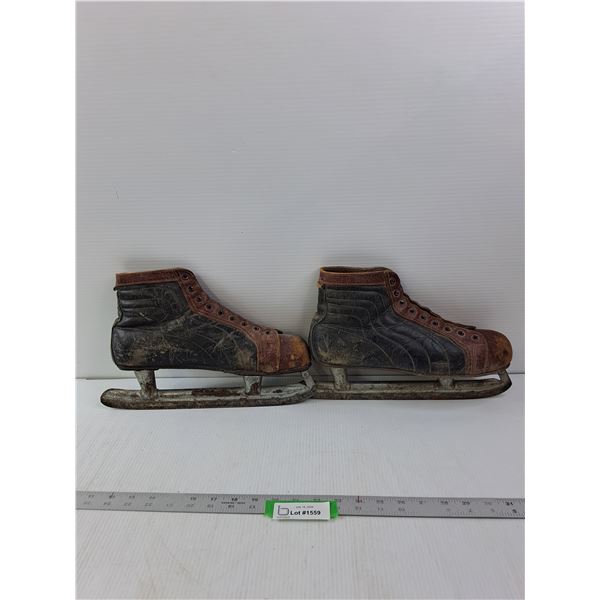 Vintage Steel Shank Ice Skates