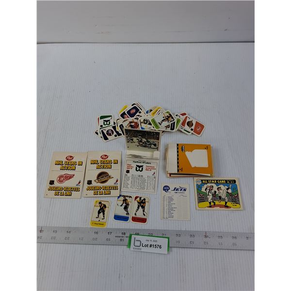 Variety Of Trading Cards- NHL Stars In Action, Baseball