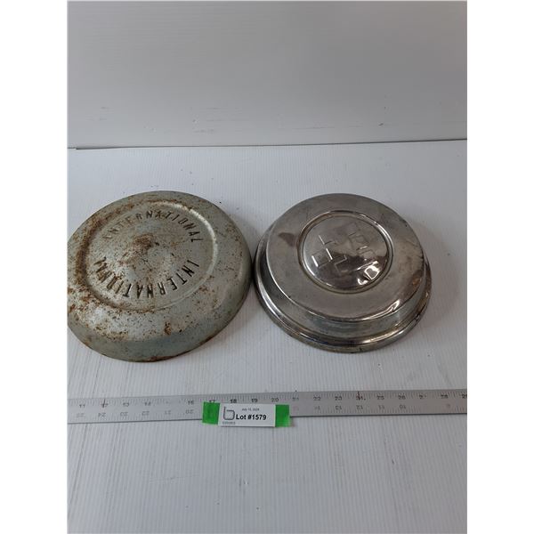 (2) Hubcaps - 5" x 2.5"