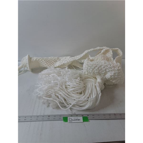 Macrame Hanging Plant Holder- 32"