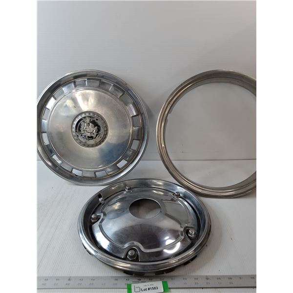 (3) Hubcaps- All About 16"