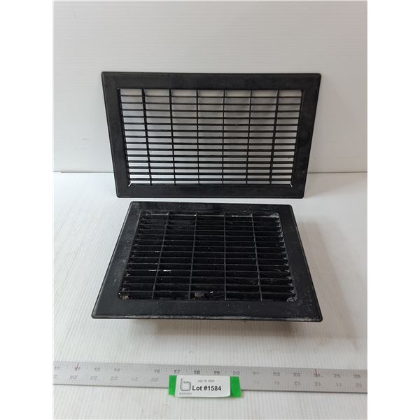 Metal Vent Covers- (1) 16" x 10"- (2) 12" x 10"