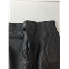 Image 4 : Sears Black Leather Pants- Size 32
