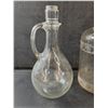 Image 8 : (3) Glass Jug- One Filled With Thread Spools- All About 12.5"