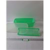 Image 1 : Vintage Tupperware Celery Keeper- 14" x 5" x 5.5 "