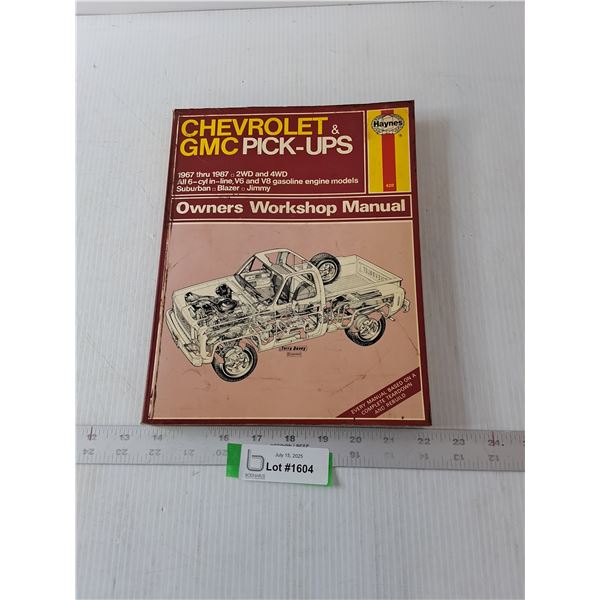 Haynes Chevrolet & GMC Owners Workshop Manual- 8.5" x 10.5"