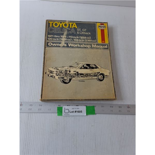 Toyota Owners Workshop Manual- 8.5" x 10.5"