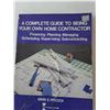 Image 2 : Guide To Being Your Own Home Contractor Book- 8.5" x 11"- Rip On Front