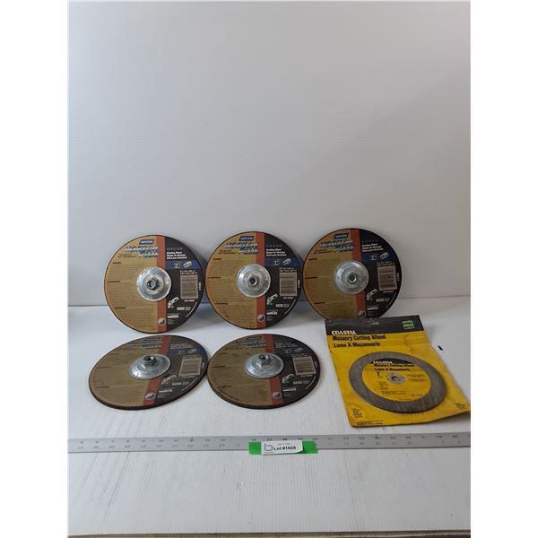 (6) Grinding Wheel- Norton and Costal