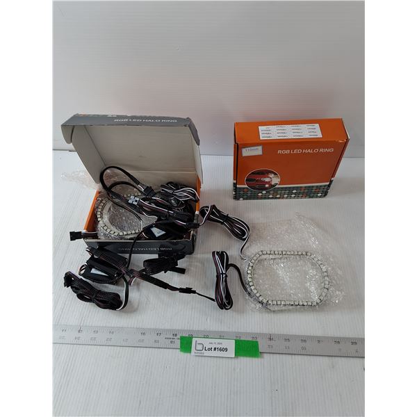 (2) RGB Led Halo Ring