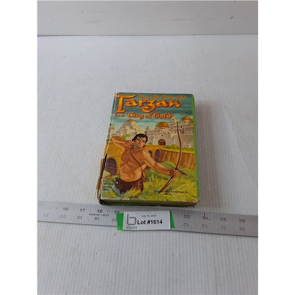 Tarzan And The City Of Gold- Hardcover- 5.5" x  8"-Ripped