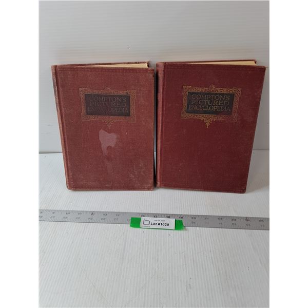 (2) Comptons Pictured Encyclopedia- 8" x 10"- Hardcover