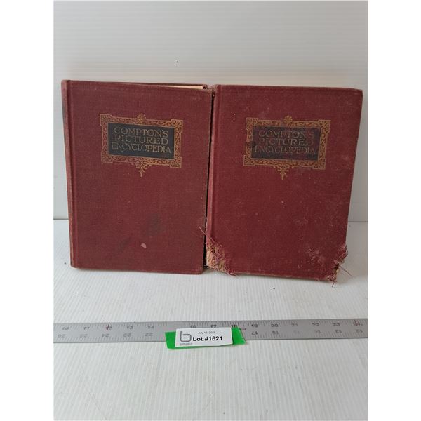 (2) Comptons Pictured Encyclopedia- 8" x 10"- Hardcover
