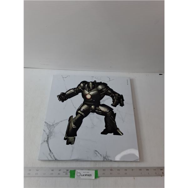 Iron Man Room Decor- 14" x 14"- Dent On Side