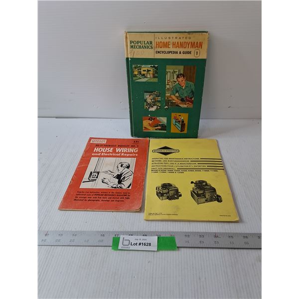 Popular Mechanics House Wiring & Home Handyman- Operating And Maintenance Introduction- One is Hardc
