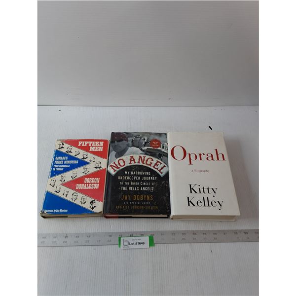 Variety Of Books- Fifteen Men, No Angel,  Oprah