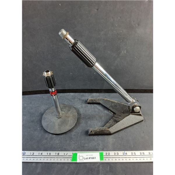 (2) Microphone Stands
