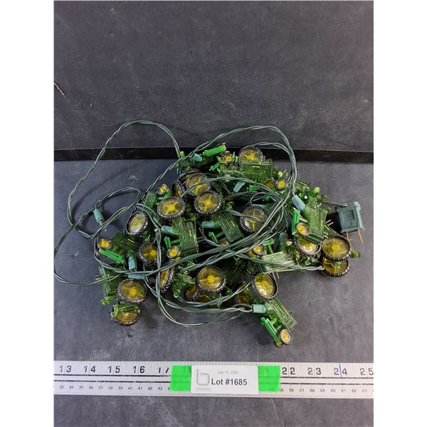 John Deere Tractor Christmas Tree Lights - As Is