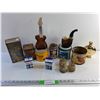 Image 1 : Various Vintage Tins, Walker Tips, Ink Bottles and Avon Perfume Bottles  -  PICK UP