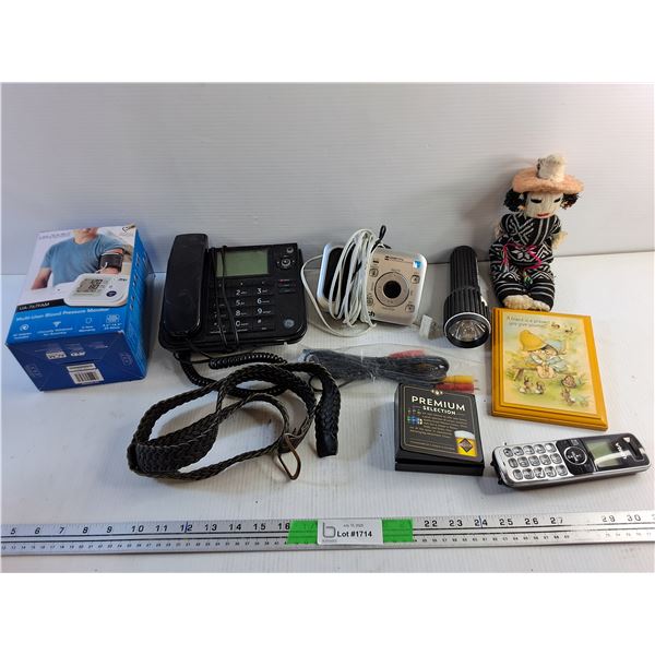 Multi User Blood Pressure Monitor, Telephone, Belt, Coasters, Wall Art and Misc