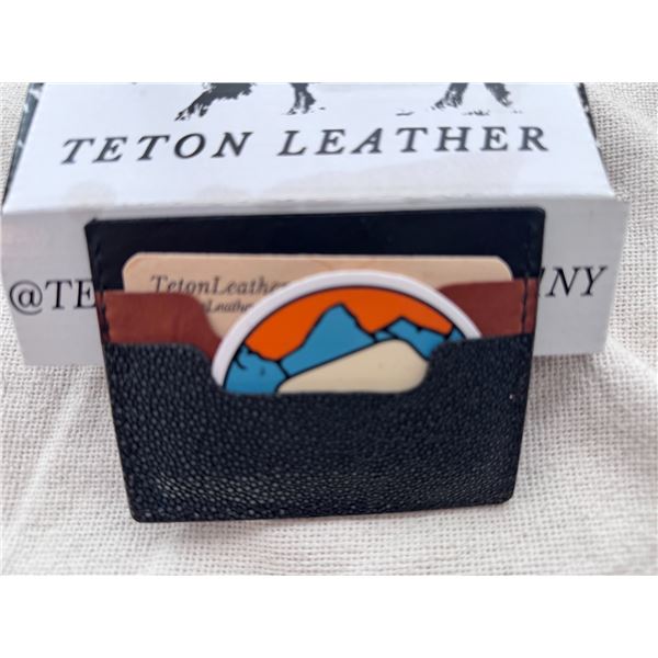 Stingray Leather Men’s Mini Wallet by Teton Leather Company